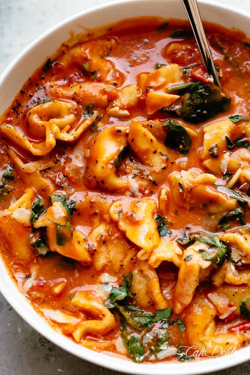 Unlock Rich Flavor: Creamy Tomato Tortellini Soup for Busy Nights